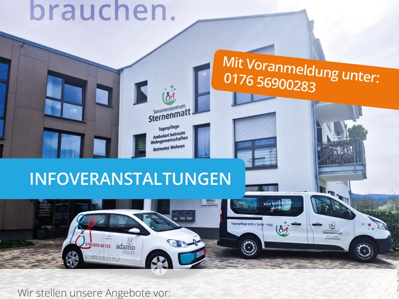 Wir laden ein zur Infoveranstaltung.